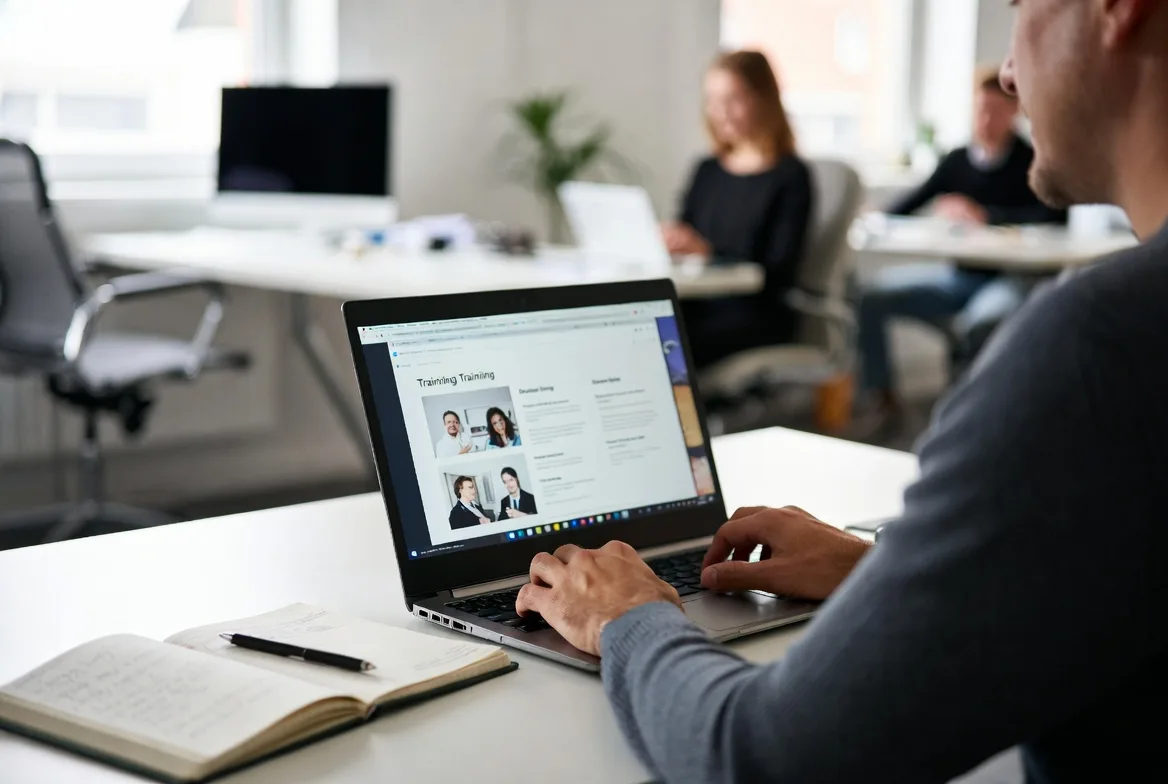 IT professional learning new skills and planning career growth