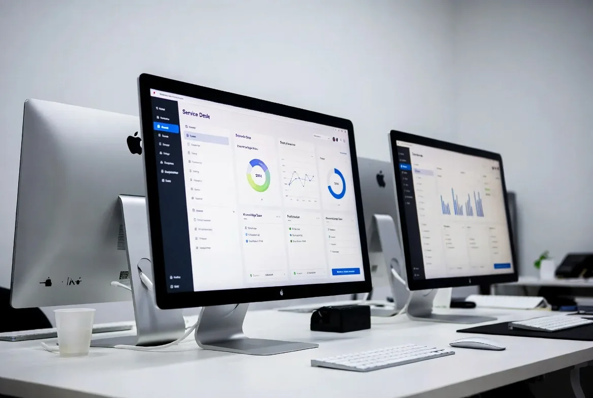 IT service desk tools including ticketing system and knowledge base