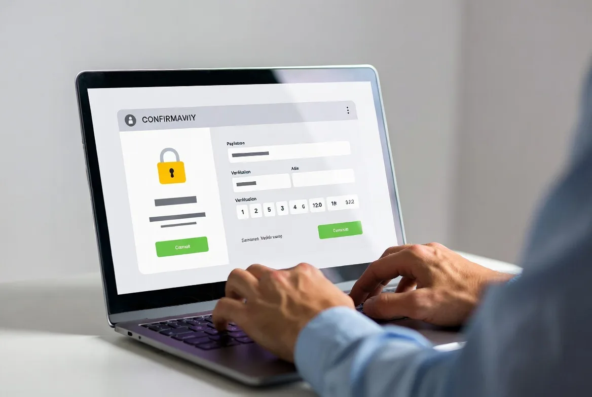 secure payment verification process on ecommerce checkout