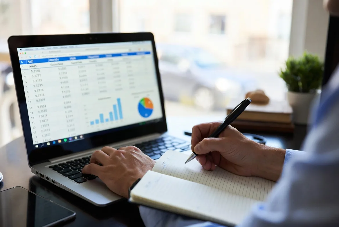 reviewing help desk KPIs and performance data