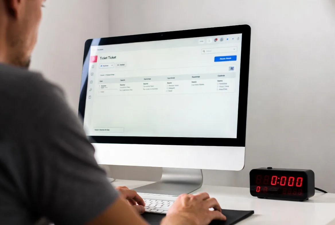 tracking support ticket performance and response time