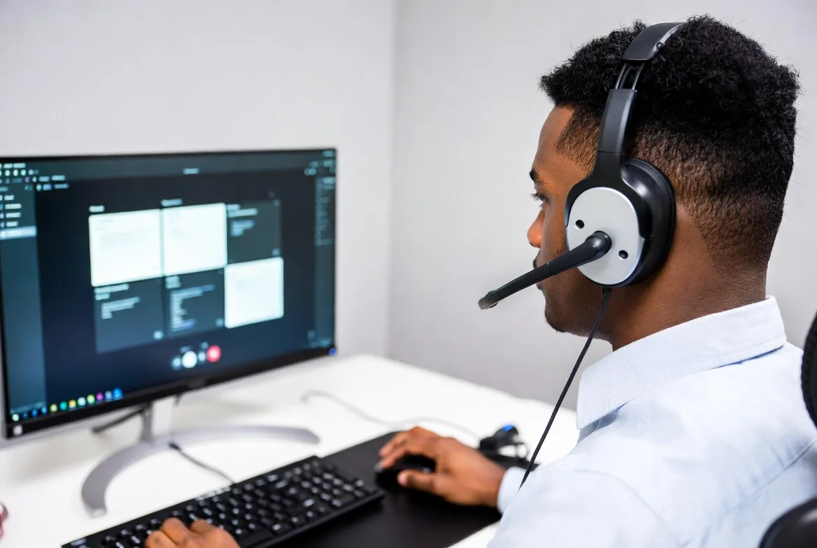 Using basic VoIP features like call transfer and hold during a call