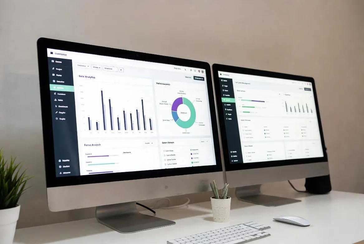 Advanced VoIP features including analytics and CRM integration dashboards