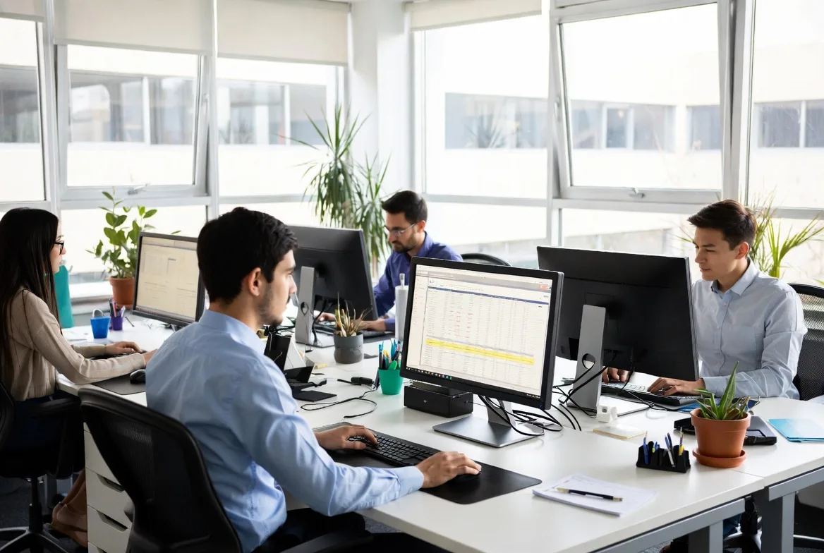 employees working efficiently without IT interruptions