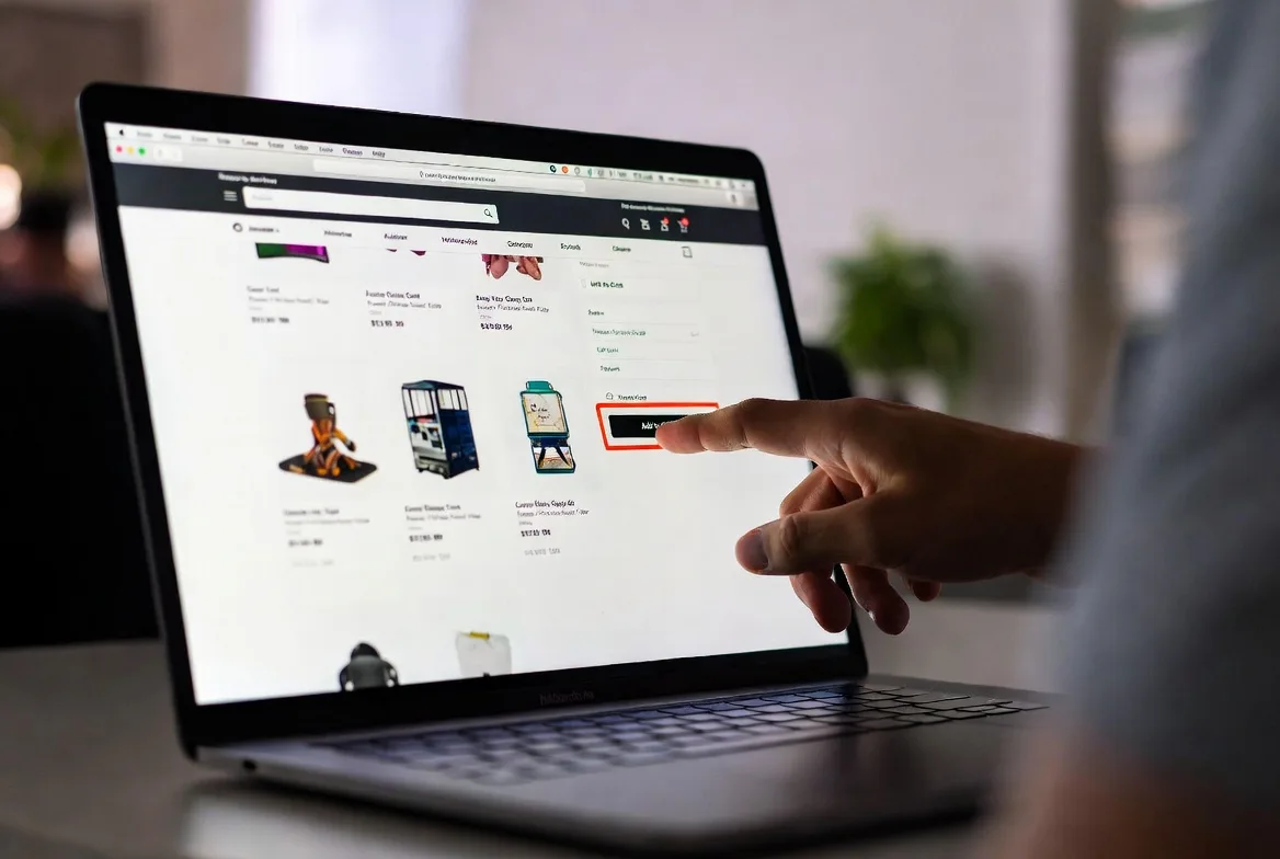 highlighting add to cart button in ecommerce design interface