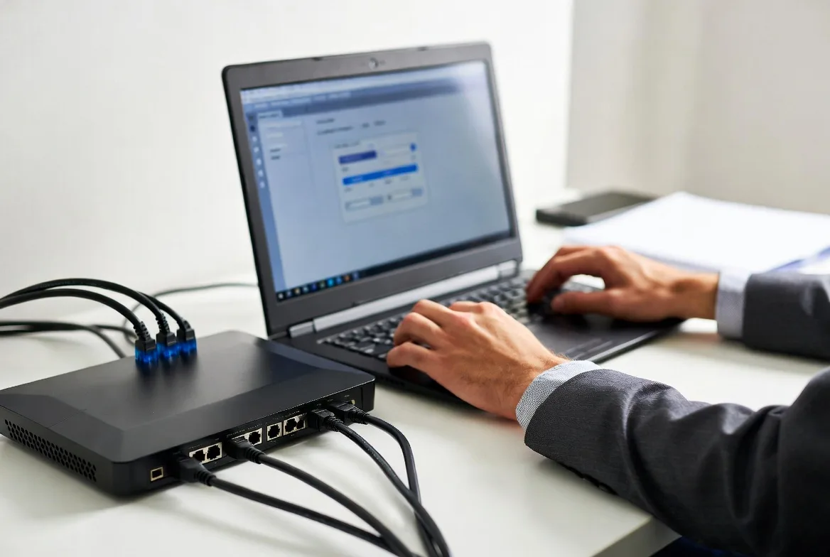 Configuring network security settings to protect VoIP system from attacks
