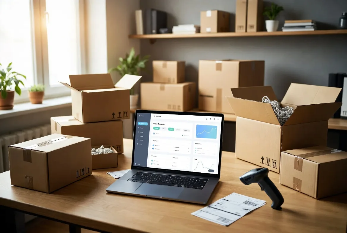 ecommerce order processing and shipping workflow