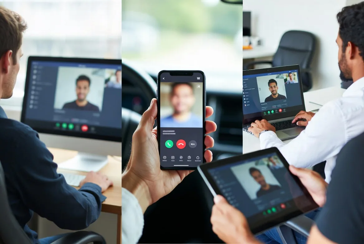 A VoIP system can follow employees across every device